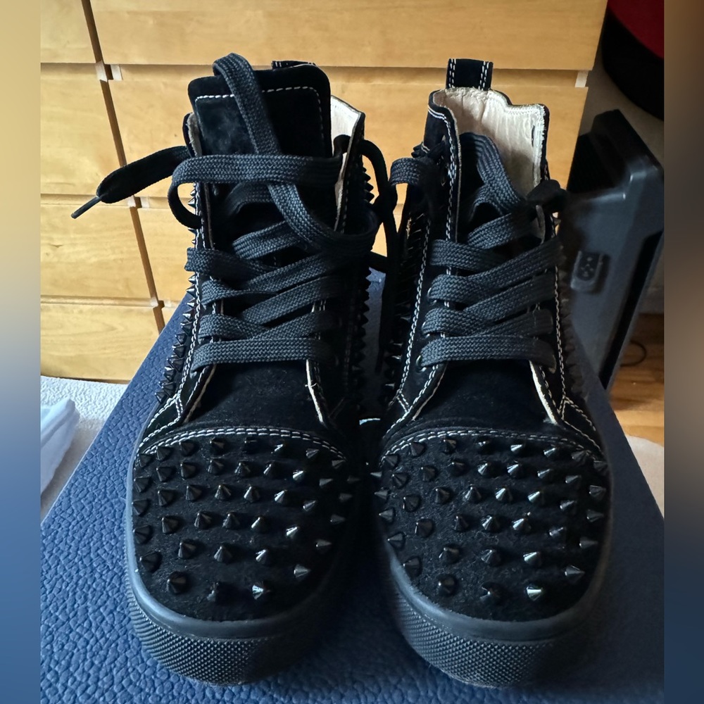 Christian Louboutin high top spikes